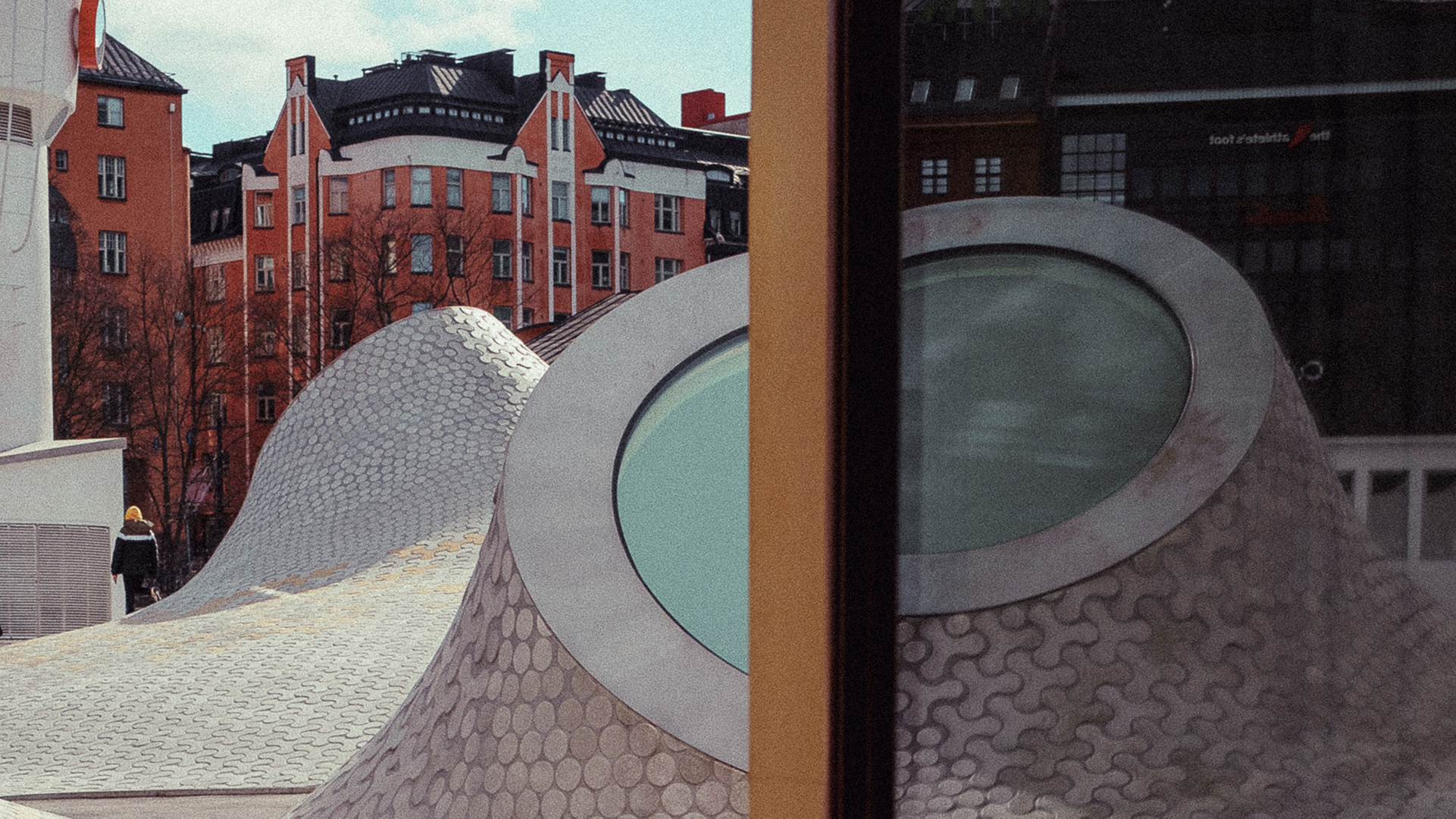 Window and building in the background