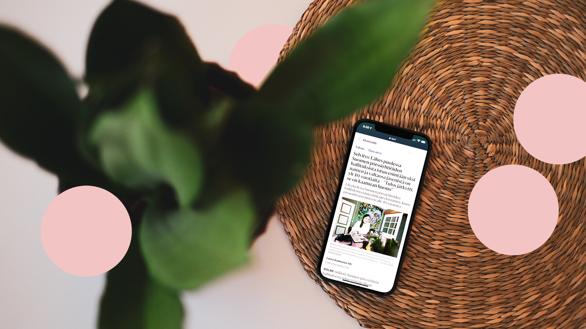 Helsingin Sanomat news banner